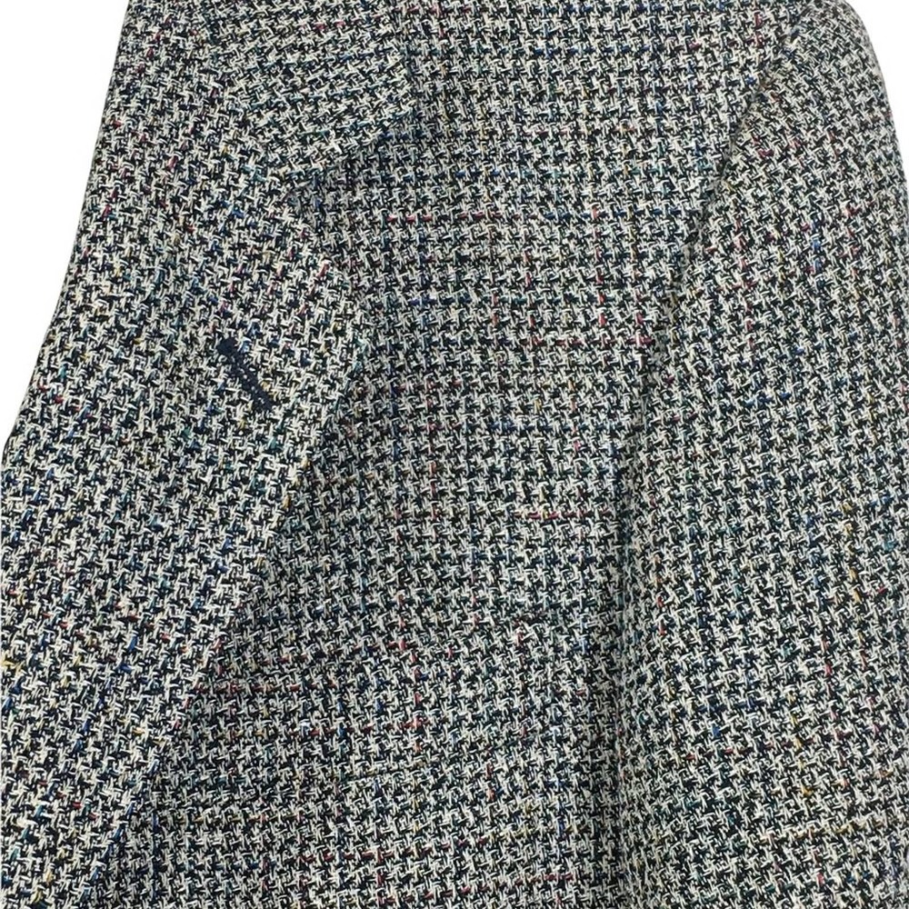 Petrocelli Multicolor Houndstooth Silk Suit Blazer Sport Coat - Picture 4 of 9